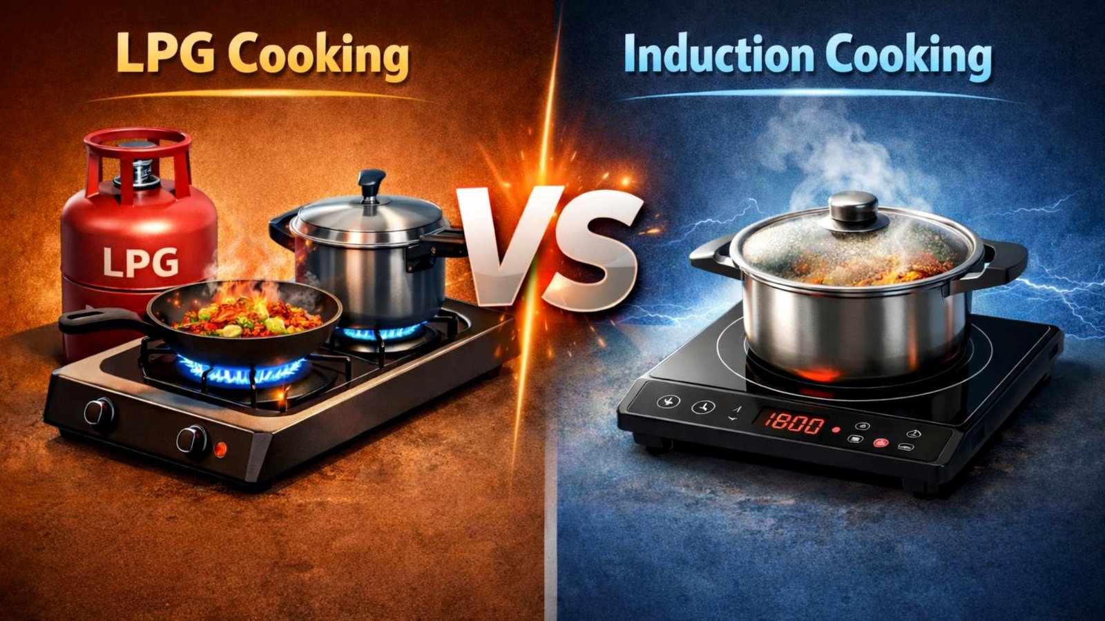 LPG vs Induction Cooking: Which Is Cheaper and Better?