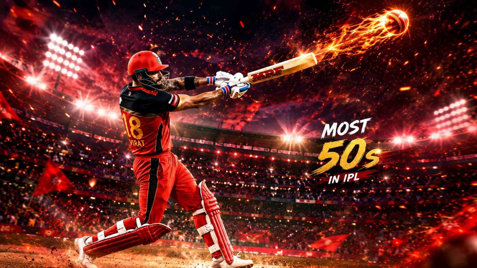 Most 50s in IPL