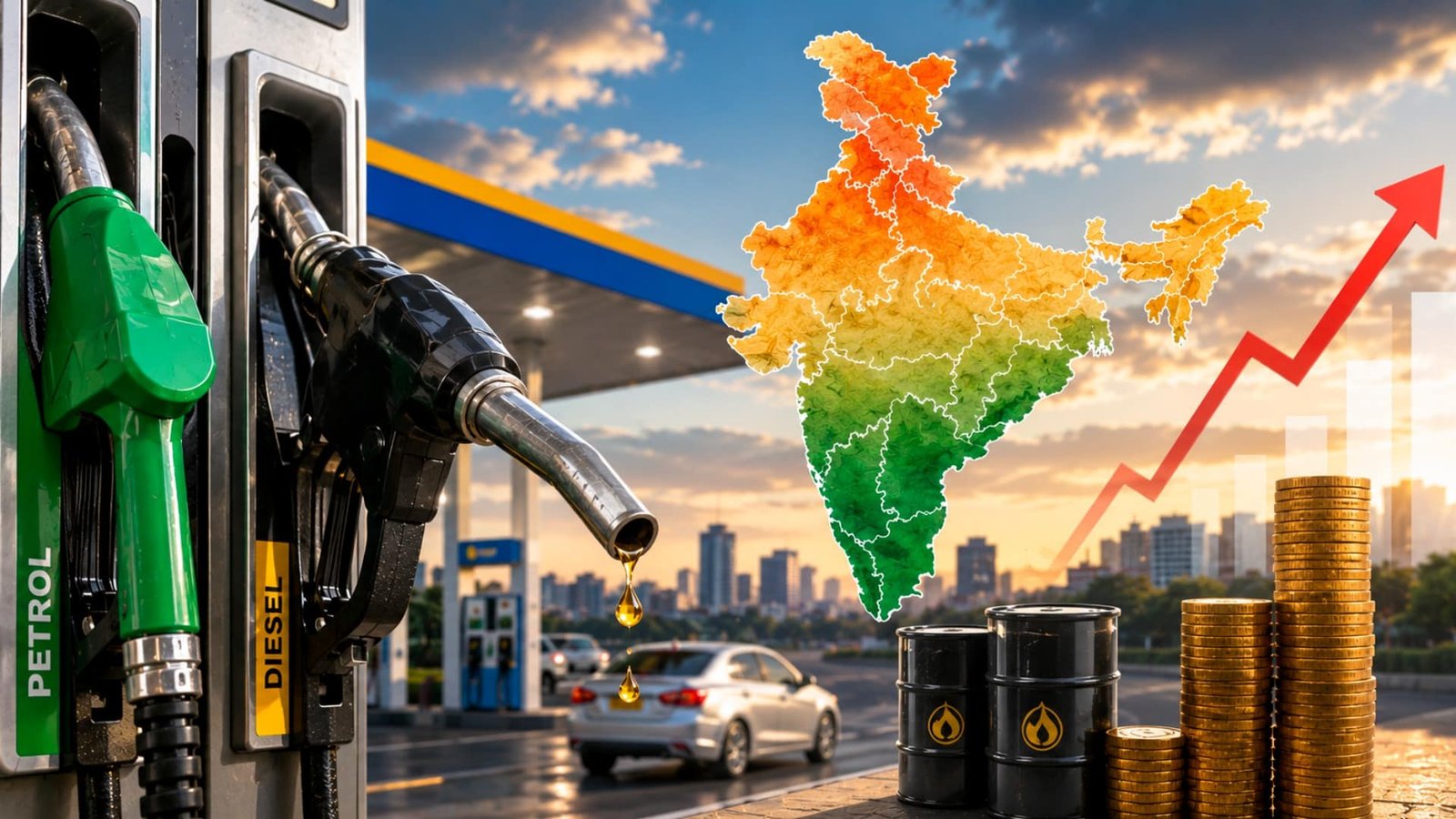 Statewise Petrol and Diesel Prices in India in May 2026