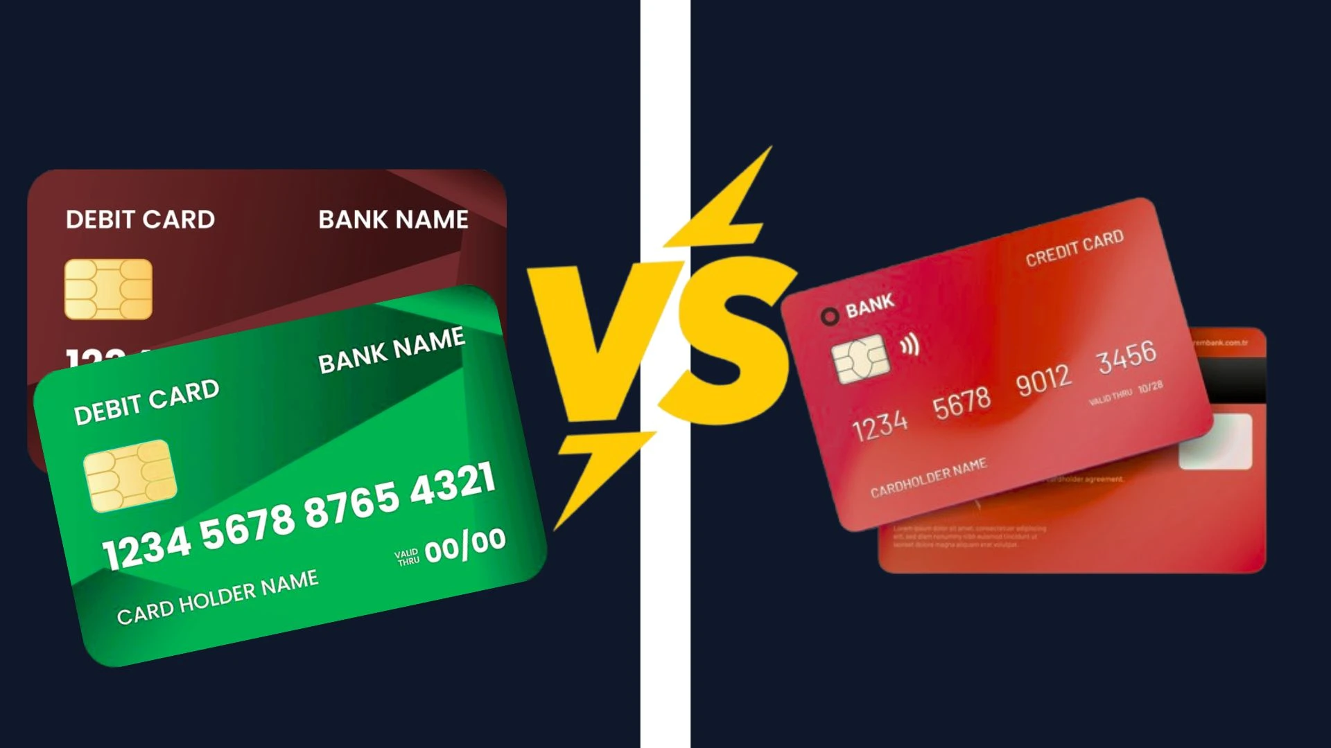 Differences Between Debit and Credit Card