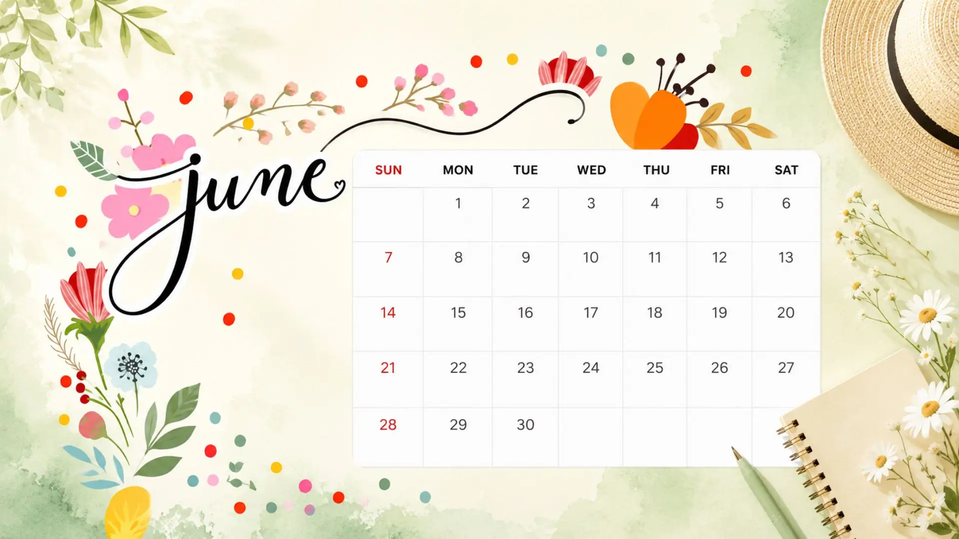 Important Days in June 2026